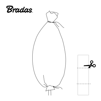 Preview: Schutzhülle aus Agrotextil Durchmesser: 38 cm – Länge: 0,6 x 10 m