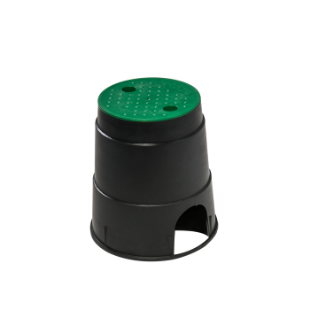 Ventilbox ROUND 21 cm, Ventilkasten Verteilerkasten Deckel Bewässerung Box DSSZ-O21G