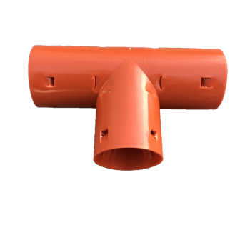 Preview: T-Stück DN65 für Drainagerohr, Drainagenverbindung T-Stück 90° 65/65/65