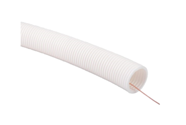 Halogenfreies Wellrohr 32 mm 50 m 320 N PP mit Einziehdraht – Elektroinstallationsrohr