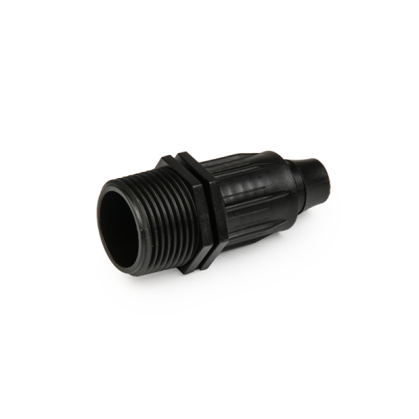 QJ connector for 16mm PE pipes, 1/2" external thread