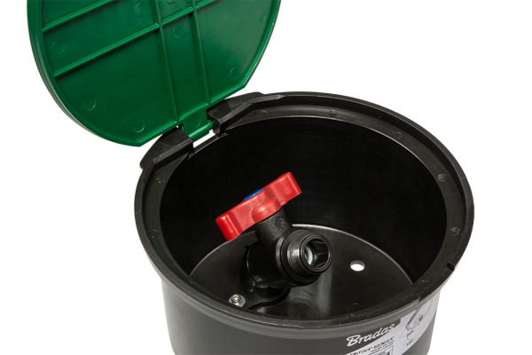 Ventilbox mit 3/4"-Ventil, Ventilkasten IG-3/4" / AG-3/4" - DSSZ-OZF34M34G