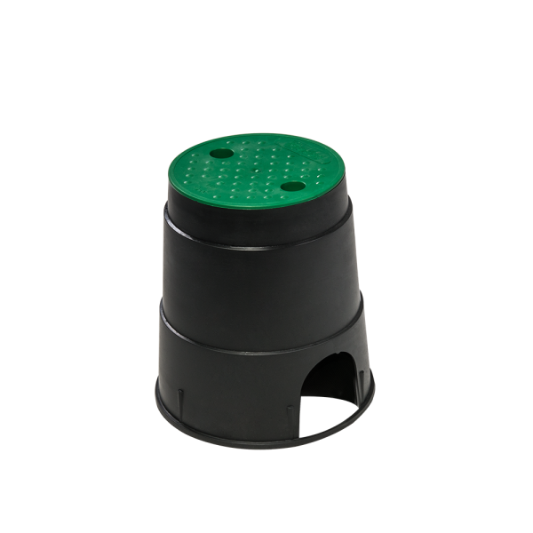 Ventilbox ROUND 21 cm, Ventilkasten Verteilerkasten Deckel Bewässerung Box DSSZ-O21G