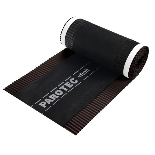 Firstband Braun 240 mm x 5 m PAROTEC vROLL RAL 8017 Firstrolle Abdichten Dach Dachfirst Gratrolle