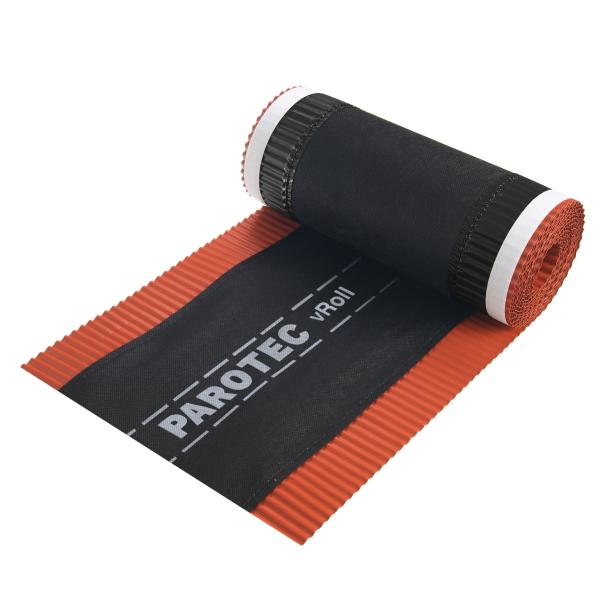 Firstband Ziegel 240 mm x 5 m PAROTEC vROLL RAL 8004 Firstrolle Abdichten Dach Dachfirst Gratrolle