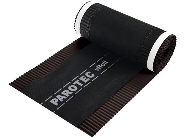Firstband Braun 320 mm x 5 m PAROTEC vROLL RAL 8017 Firstrolle Abdichten Dach Dachfirst Gratrolle