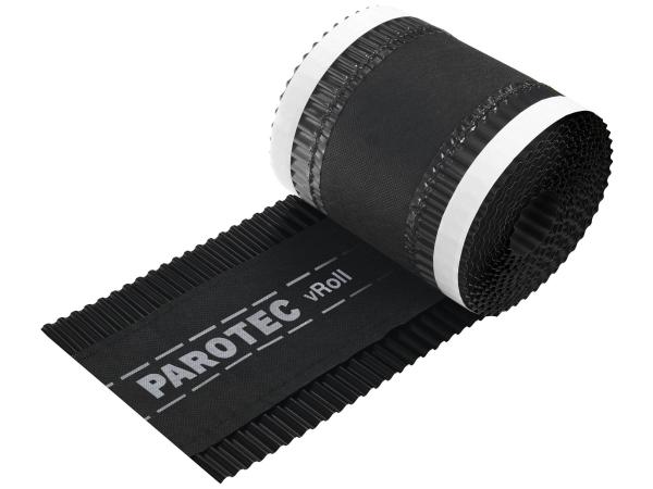 Firstband Schwarz 180mm x 5m PAROTEC vROLL Schwarz Firstrolle Abdichten Dach Dachfirst Gratrolle