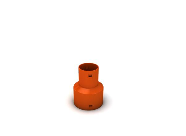 Drainage pipe reduction DN 80/50