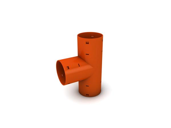 DN80 tee for drainage pipes