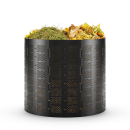 Garten-Kompostbehälter 800 l Ø 105cm – UV-beständiger HDPE Komposter mit einstellbarem Durchmesser