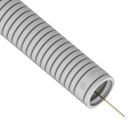 Corrugated Conduit 25mm 50m RKGL 25+P Grey 320 N with Pull Wire AKS ZIELONKA 444035